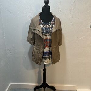 Christopher & Banks Tan Utility Jacket - SPECIAL PRICE! $30 for jacket & blouse
